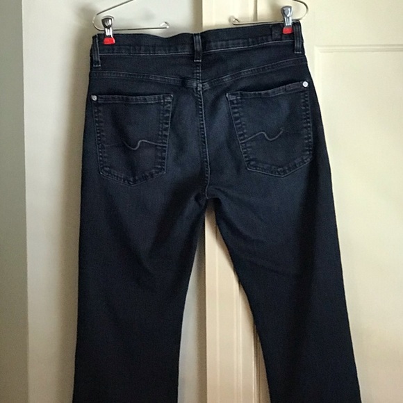 7 FOR ALL MANKIND DARK DENIM SIZE 31 x 30 - Picture 4 of 6